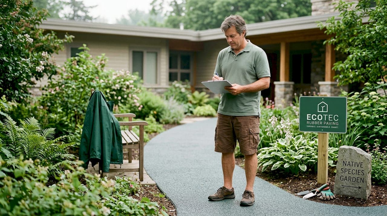 How Rubber Paving Reduces Liability Risk for Property Owners