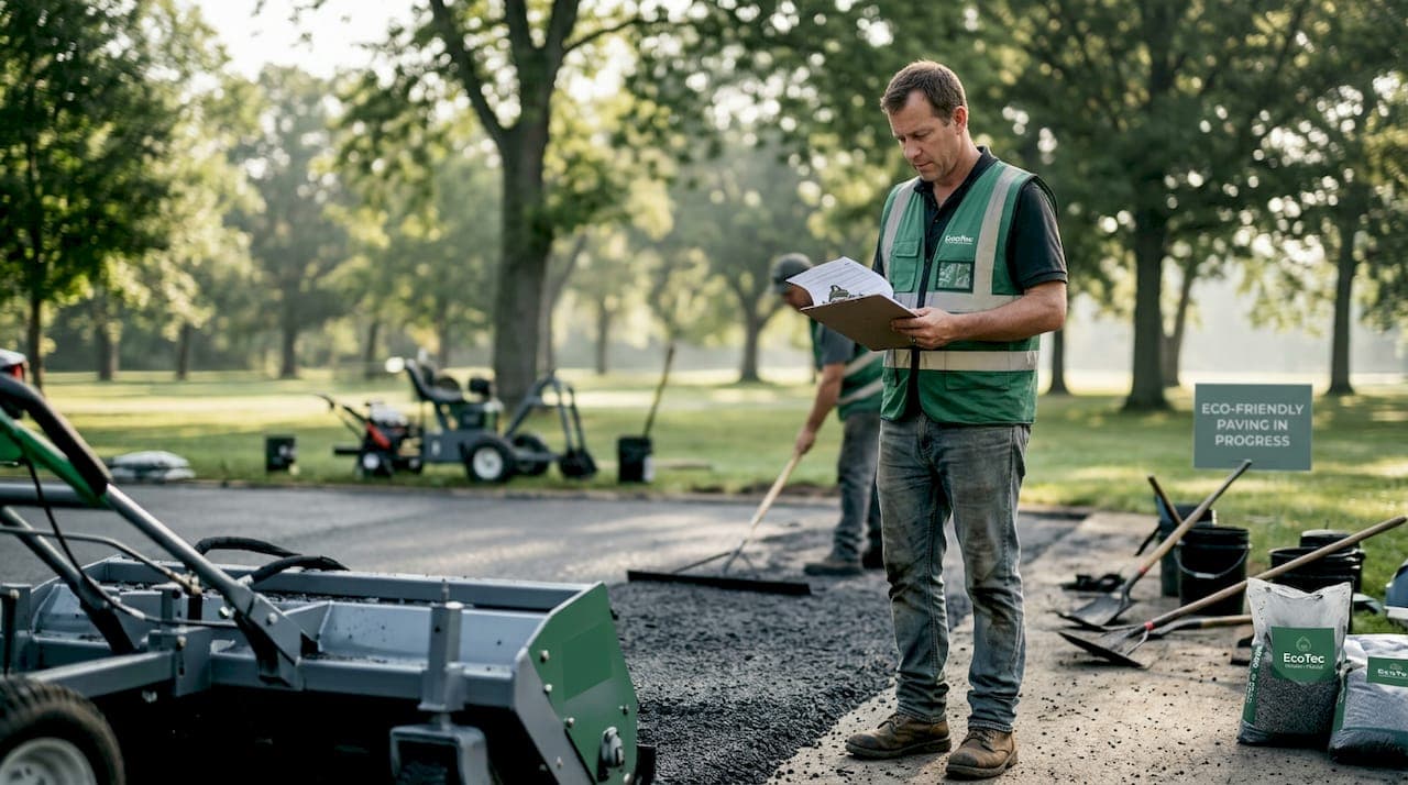 Why Rubber Paving Outperforms Asphalt Overlays