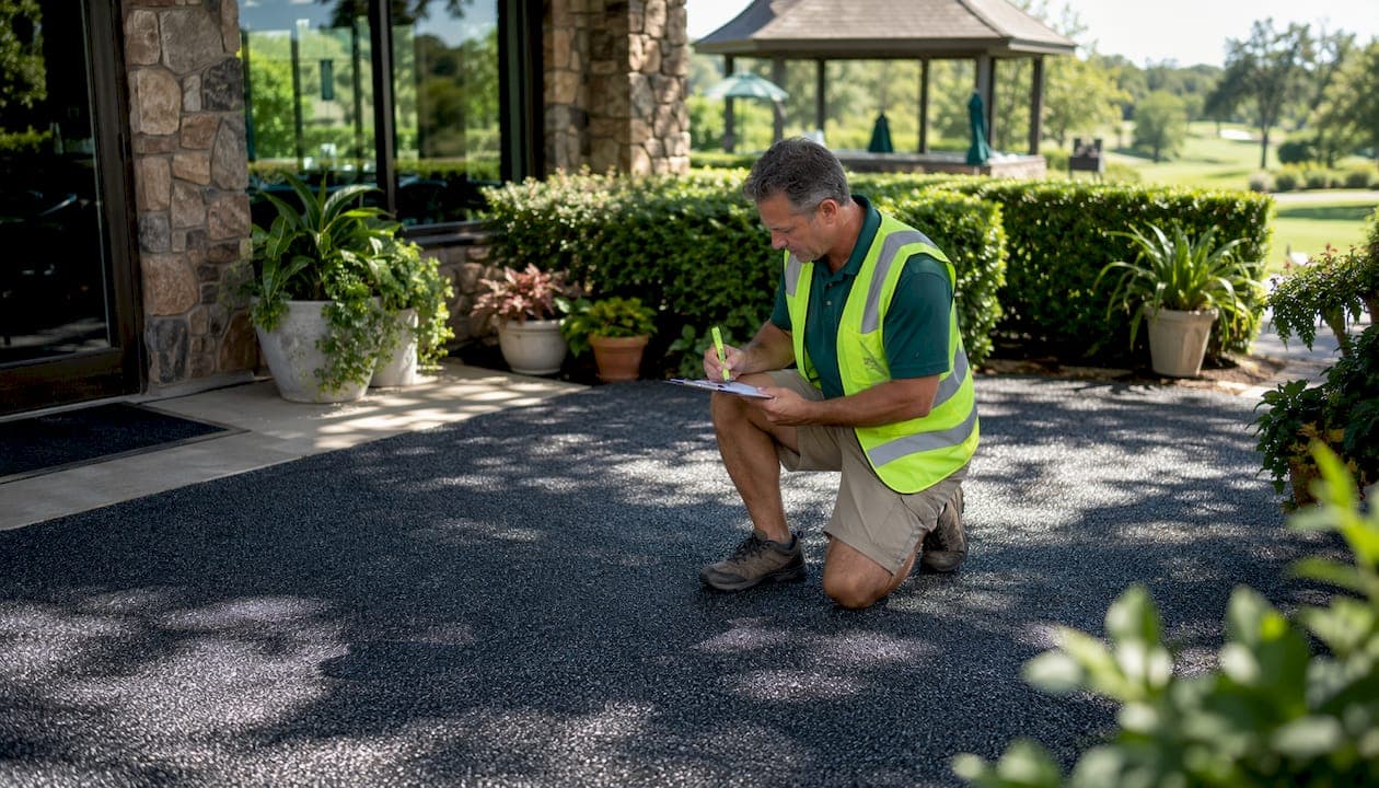 Rubber Surface for Your Golf Clubhouse Entrance: A Facility Manager's Guide