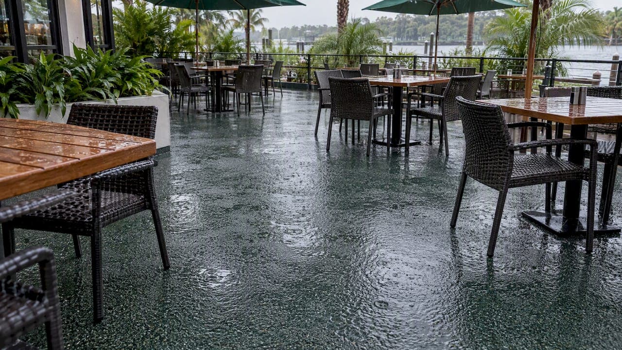 Restaurant Patio Resurfacing: Why Drainage Beats Décor