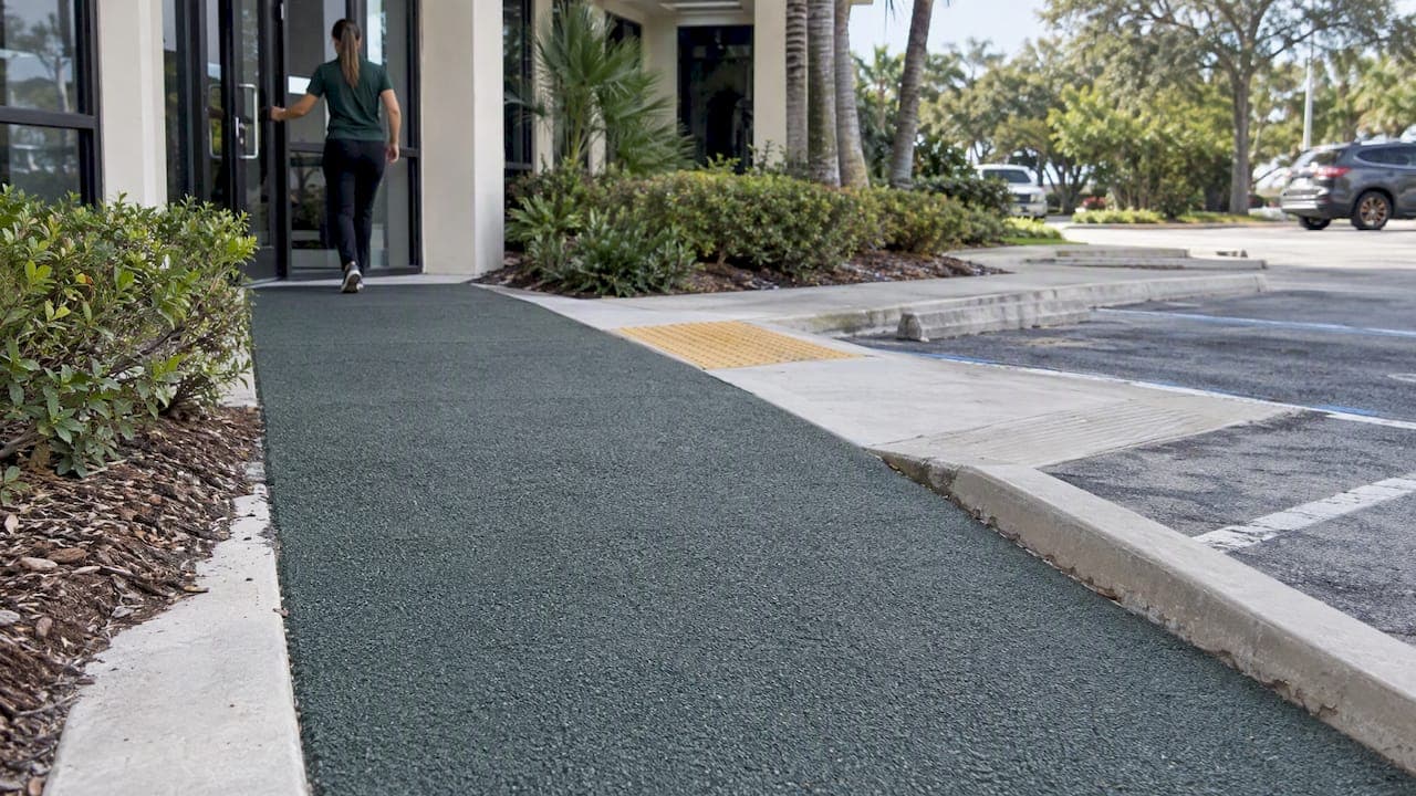 Commercial Walkway Retrofit: ADA Rules, OSHA Protection at 4 Feet