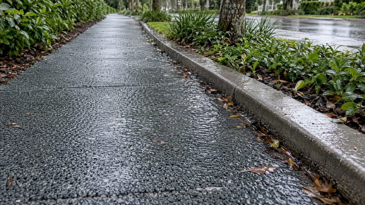 Porous Sidewalk Drainage for Engineers: Design for 48–72 Hour Drawdown